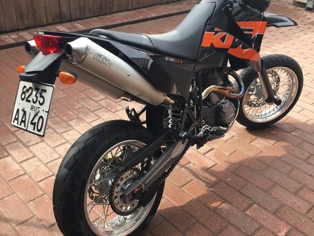 2006 KTM 640 LC4 Supermoto, чёрный, 510000 рублей, вид 3