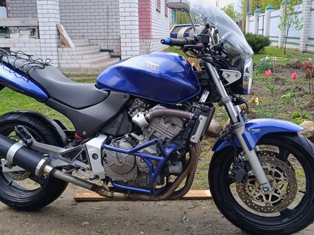 2002 Honda CB 600F Hornet, синий, 400000 рублей, вид 2