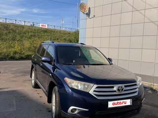 2011 Toyota Highlander II (XU40) Рестайлинг, синий, 1600000 рублей, вид 3