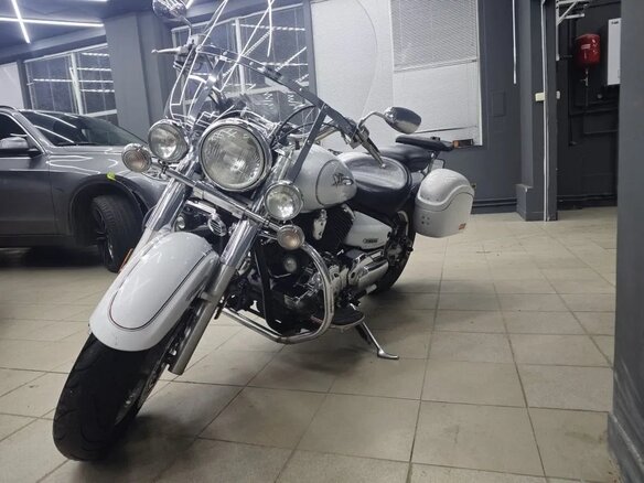 2004 Yamaha XVS1100, белый, 550000 рублей - вид 5