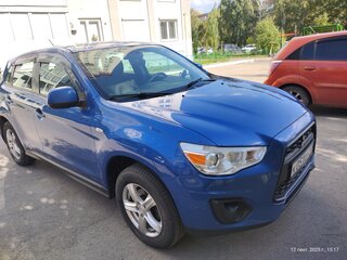 2014 Mitsubishi ASX I Рестайлинг, синий, 1395000 рублей, вид 1