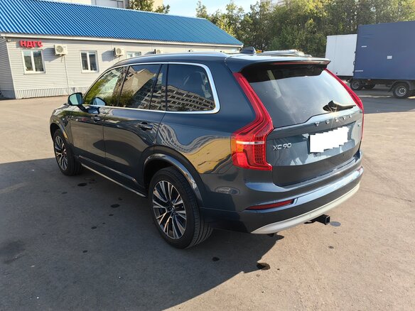 2022 Volvo XC90 II Рестайлинг 1, синий, 5700000 рублей - вид 3