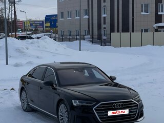 2020 Audi A8 Long 55 TFSI IV (D5), чёрный, 7500000 рублей, вид 3