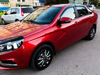 2018 Lada (ВАЗ) Vesta I, красный, 970000 рублей, вид 3
