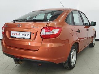 2014 Lada (ВАЗ) Granta I, оранжевый, 389000 рублей, вид 5