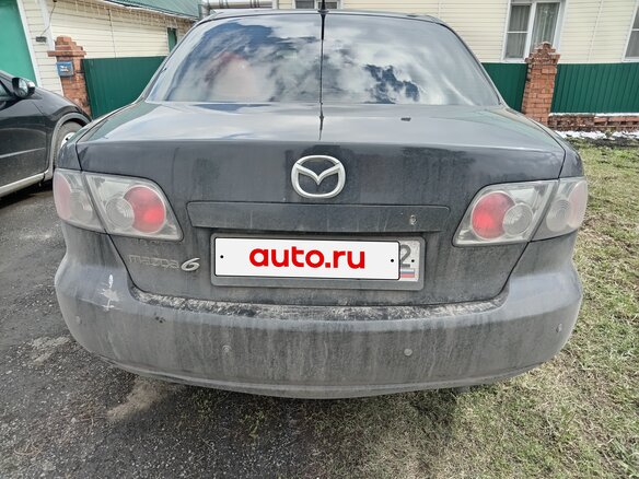 2007 Mazda 6 I (GG) Рестайлинг, чёрный, 680000 рублей - вид 4