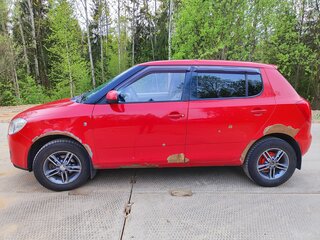 2007 Skoda Fabia II, красный, 410000 рублей, вид 4