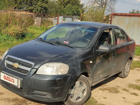 2011 Chevrolet Aveo I Рестайлинг, чёрный, 230000 рублей - вид 3