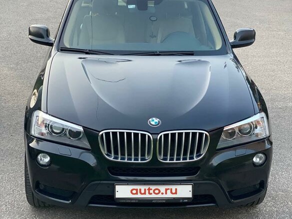 2013 BMW X3 30d xDrive II (F25), чёрный - вид 1