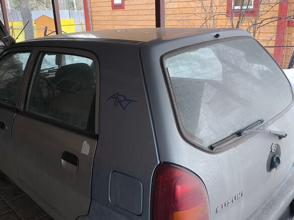2002 Suzuki Alto V, серый, 210000 рублей - вид 7