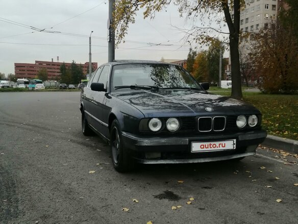 1993 BMW 5 серии 520i III (E34), синий