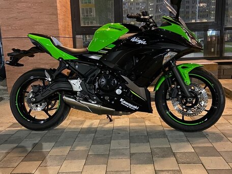 2017 Kawasaki Ninja 650, зелёный, 700000 рублей, вид 1