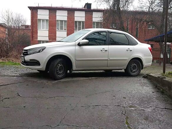 2019 Lada (ВАЗ) Granta I Рестайлинг, белый, 1150000 рублей - вид 7