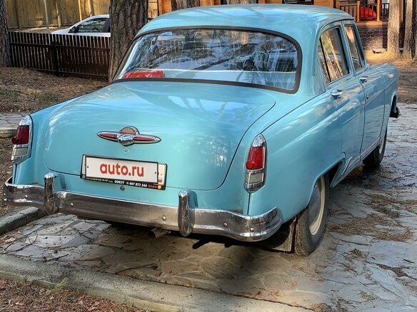 1961 ГАЗ 21 «Волга» 21В, голубой, 570000 рублей - вид 6