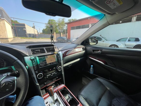 2012 Toyota Camry VII (XV50), чёрный, 1820000 рублей - вид 13