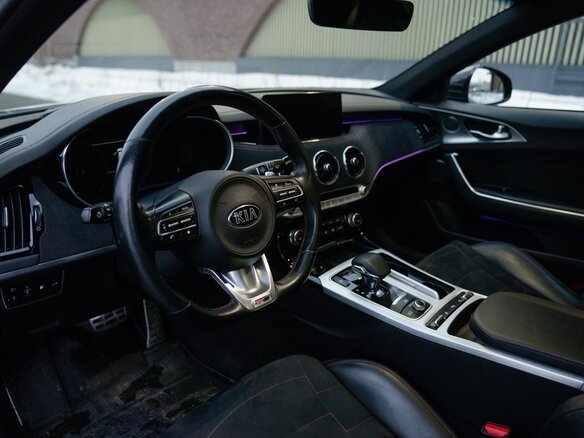 2021 Kia Stinger I Рестайлинг, синий - вид 9