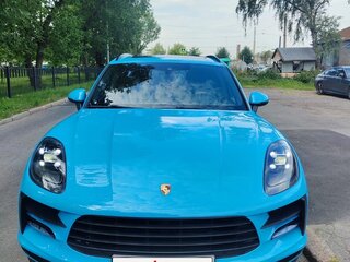 2020 Porsche Macan S I Рестайлинг, синий, 4800000 рублей, вид 3