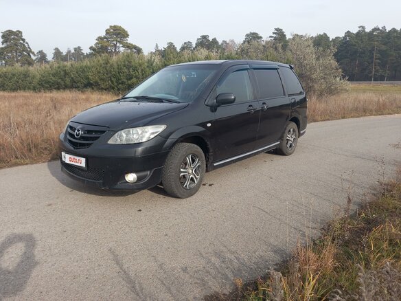 2004 Mazda MPV II (LW) Рестайлинг, чёрный, 600000 рублей