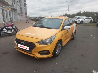 2018 Hyundai Solaris II, белый, 610000 рублей, вид 1