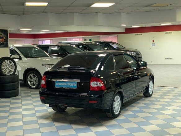 2012 Lada (ВАЗ) Priora I, чёрный - вид 1