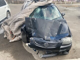 2003 Mazda 323 VI (BJ) Рестайлинг, чёрный, 120000 рублей, вид 1