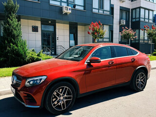 2016 Mercedes-Benz GLC Coupe 250 d I (C253), красный, 3480000 рублей, вид 4