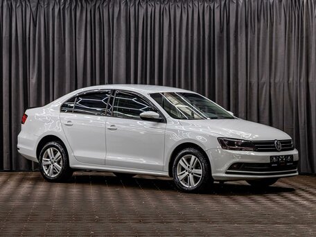2016 Volkswagen Jetta VI Рестайлинг, белый, 1125000 рублей, вид 3