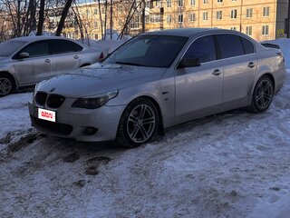 2003 BMW 5 серии 520i V (E60/E61), чёрный, 1200000 рублей, вид 4