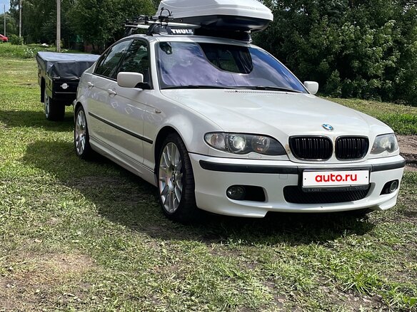 2002 BMW 3 серии 320i IV (E46) Рестайлинг, белый, 750000 рублей - вид 2
