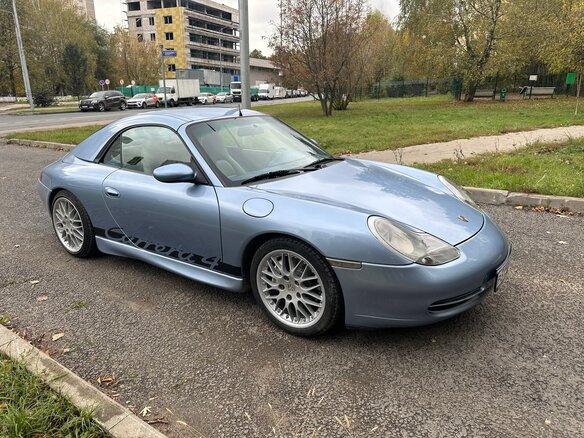 1999 Porsche 911 Carrera 4 V (996), голубой, 3900000 рублей - вид 18
