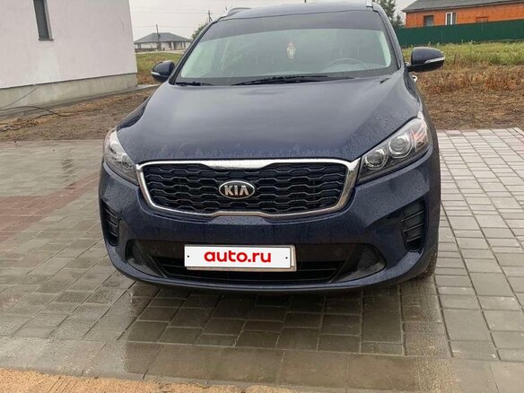 2018 Kia Sorento III Prime Рестайлинг, синий, 2100000 рублей - вид 1