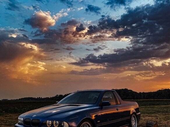 1999 BMW 5 серии 530d IV (E39), синий