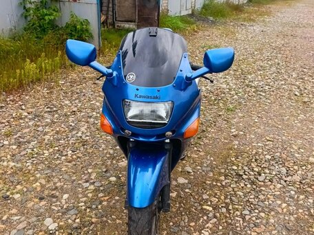 1993 Kawasaki ZZR 600, синий, 230000 рублей, вид 4