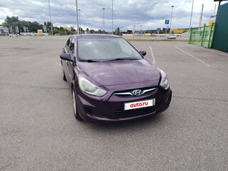 2011 Hyundai Solaris I, фиолетовый, 660000 рублей, вид 1