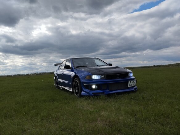 2002 Mitsubishi Galant VR-4 VIII Рестайлинг, синий, 800000 рублей