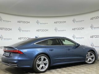 2018 Audi A7 55 TFSI II (4K), синий, 4049900 рублей, вид 2