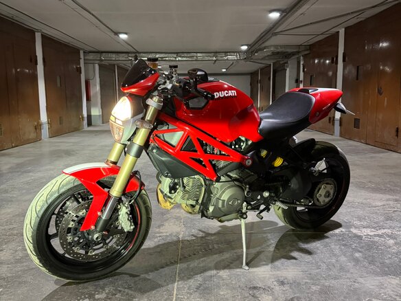 2013 Ducati Monster 1100, красный, 800000 рублей - вид 16