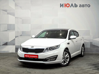 2013 Kia Optima III Рестайлинг, белый, 1350000 рублей, вид 1