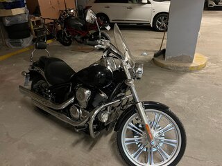 2007 Kawasaki VN900 Vulcan, чёрный, 500000 рублей, вид 3