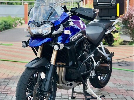 2012 Triumph Tiger Explorer, синий, 750000 рублей, вид 2