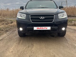 2008 Hyundai Santa Fe II, чёрный, 950000 рублей, вид 2