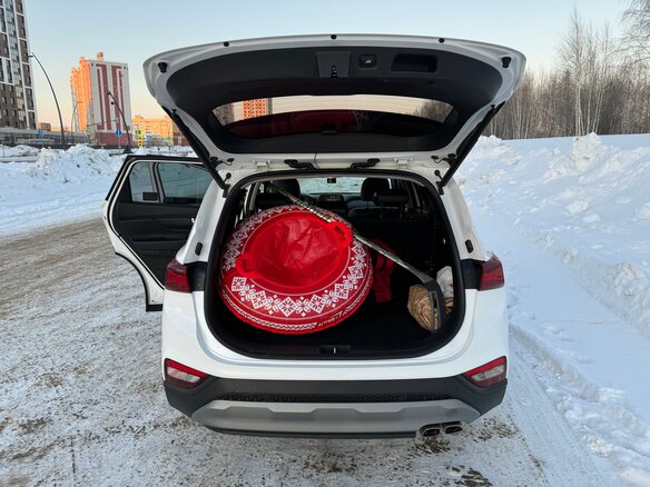 2018 Hyundai Santa Fe IV, белый, 5100000 рублей - вид 14