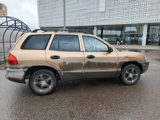 2001 Hyundai Santa Fe I, жёлтый, 320000 рублей, вид 2