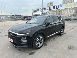 2019 Hyundai Santa Fe IV, чёрный, 3400000 рублей, вид 1