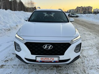 2018 Hyundai Santa Fe IV, белый, 5100000 рублей, вид 4