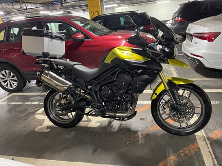 2011 Triumph Tiger 800, жёлтый, 620000 рублей, вид 5
