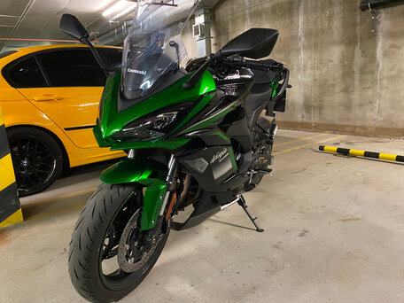 2021 Kawasaki Z 1000SX, зелёный, 1310000 рублей, вид 3