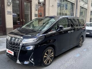 2021 Toyota Alphard III Рестайлинг, чёрный, 6300000 рублей, вид 3