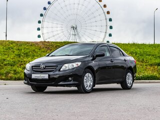2008 Toyota Corolla X (E140, E150), чёрный, 750000 рублей, вид 1
