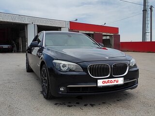 2009 BMW 7 серии Long 740Li V (F01/F02/F04), синий, 1850000 рублей, вид 1